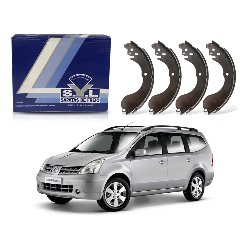 Sapata Freio Syl 228mm Grand Livina 1.8 2009 A 2014