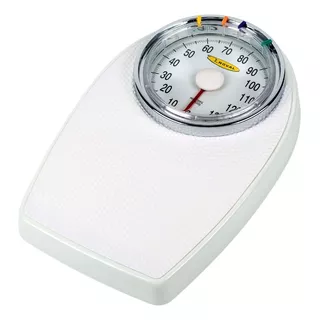 Báscula Mecánica Noval Dt-602 Blanca, Hasta 130 Kg