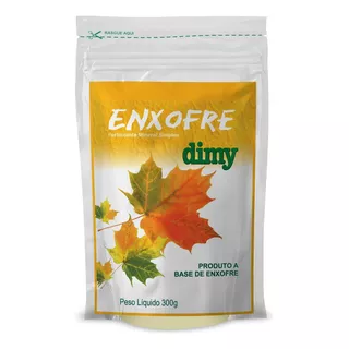 Fertilizante Mineral Enxofre 300g Rende 100lts Dimy