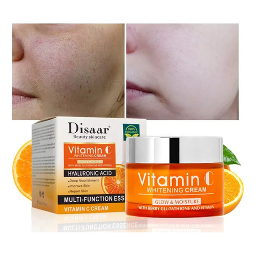 Crema Acido Hialuronico Vitamina C Antiarrugas Rejuvenece 