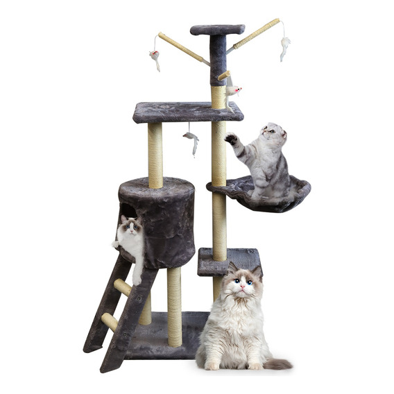 Rascaderos Arbol Torre Para Gatos De Sisal 138cm