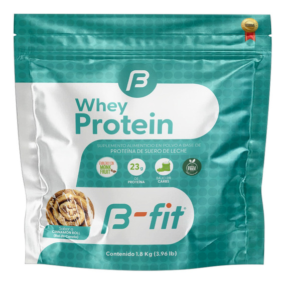 Proteína Whey 1.8 Kg | 52 Servicios | B-fit