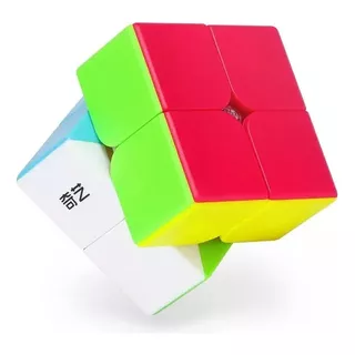 Cubo Magico 2x2 Qiyi Qidi Color De La Estructura Negro