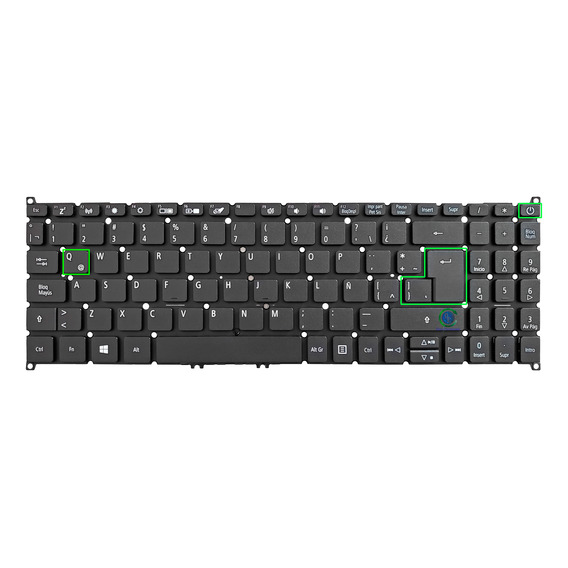 Teclado Para Acer 5 A315-56 A515-43 A515-54 N19c1 N20c5 Lat