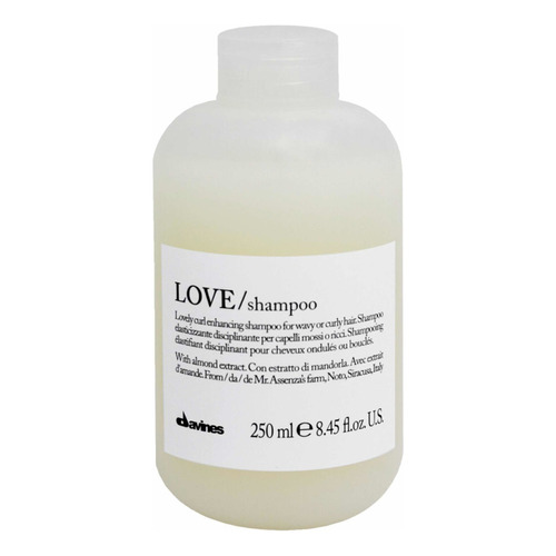 Shampoo Love Curl Suavidad Y Definicion Rizos 250 Ml Davines
