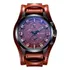 Reloj Curren Grande Hombre Elegante Eco Cuero Calendario Color de la correa Café