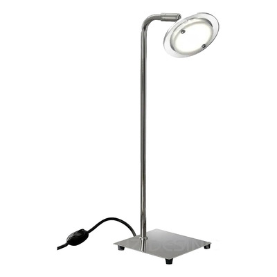 Lampara Velador Led Onix 10w Cromo Acrilico Deco Moderno
