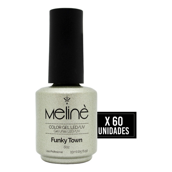 Meline X 60 Esmaltes Gel On-off Color Semipermanente Uñas 6c