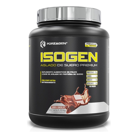 Forzagen Proteína Isogen 2,5 Lb | 100% Whey Isolate Sabor Chocolate