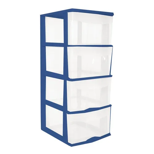 Caja Plástico Organizador Cajonera 4 Cajones 83*39*35 LIFTOR 8483PE