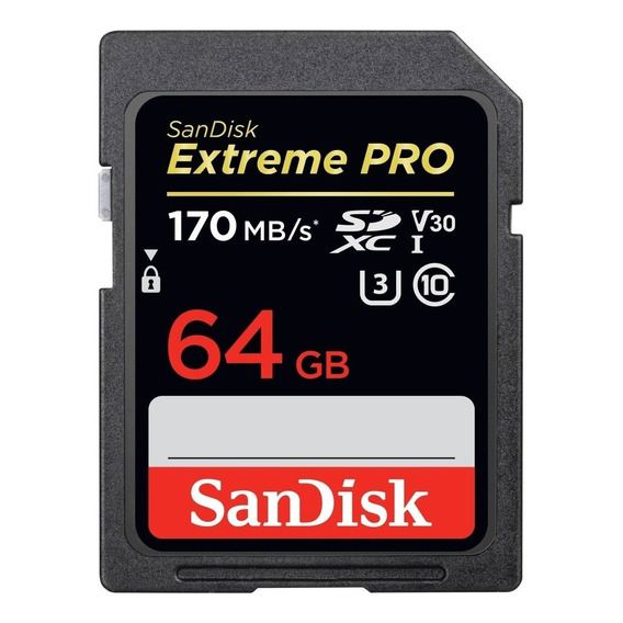 Tarjeta de memoria SanDisk SDSDXXY-064G-GN4IN  Extreme Pro 64GB