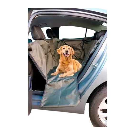 Pet Cover Funda Cubre Asiento Para Auto Perro Mascotas Color Negro