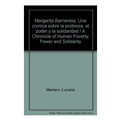 Margarita Barrientos - Luciana Mantero, De Luciana Mantero. Editorial Ci Capital Intelectual En Español