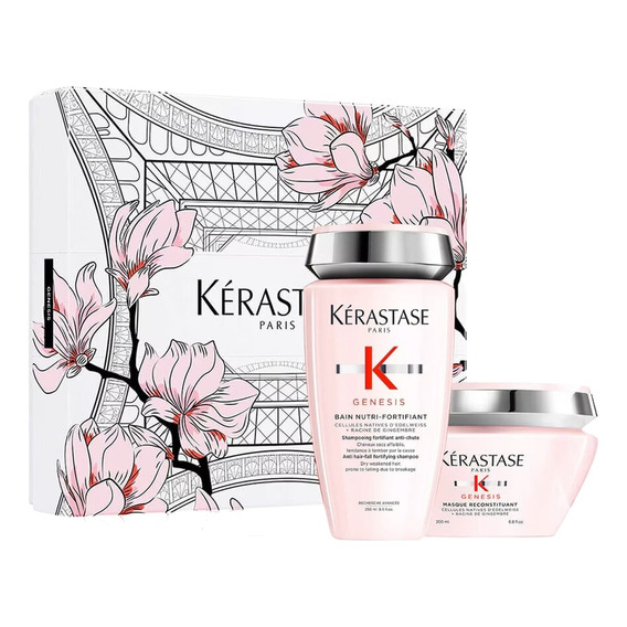  Kit Shampoo Y Mascarilla Anticaida Kerastase Genesis 250 Ml