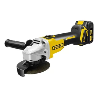 Lixadeira Manual De 2 Bateria 3.0 Ah 21v 100mm Bom-9704 Cor Amarelo Frequência 50 110v/220v