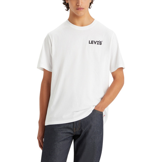 Polera Hombre Relaxed Fit Blanco Levis 16143-1427