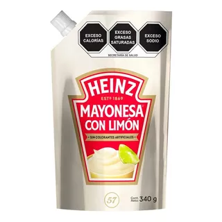 Mayonesa Heinz Limon Doy Pack 340 G