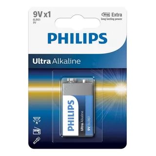 Bateria Alcalina 9v Alkaline Philips 9v