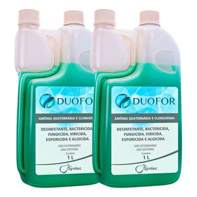 Duofor Higienização Amônia Quaternária Clorexidina Kit 2 Und