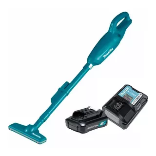 Aspiradora Inalámbrica Portátil 12v Makita Cl106fdwy Color Turquesa