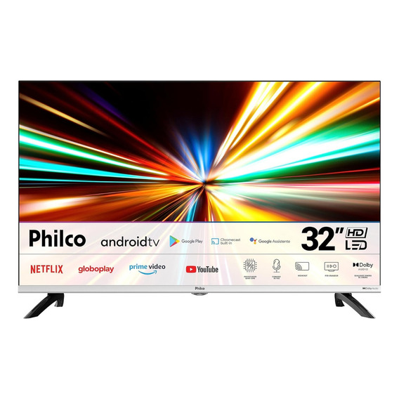 Smart TV Philco Ptv32m8gagcmblh LED Android TV HD 32" 110V/220V