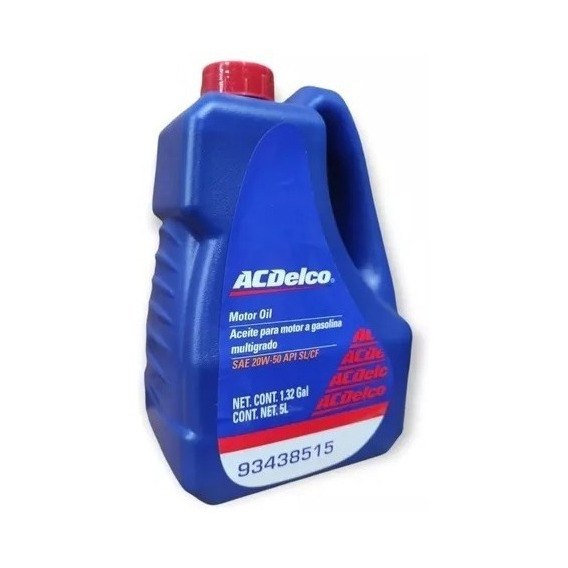 Aceite Acdelco 20w50 Multigrado 5l
