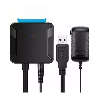 Cabo Conversor Adaptador Usb 3.0 Para Sata 3 + Fonte 12v 2a