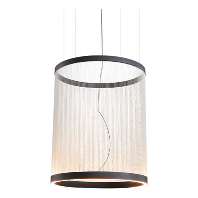 Colgante Hilo 2 Led 60w 3000k Beige Moderno Ø55cm