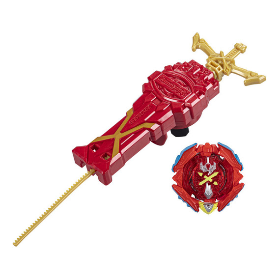 Trompo Beyblade Burst Quadstrike Lanzador Xcalius Speed