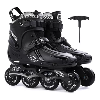 Patines Lineales Freestyle Slm Profesionales - Negro