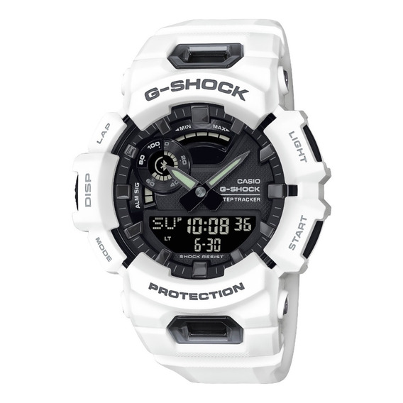 Reloj Hombre Casio G-shock Ga-2000-1a9cr Negro Con Amarillo Color de la correa GBA-900-7ACR / BLANCO