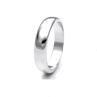 Argolla De Plata 925 De 4mm De Matrimonio Agálea Joyería