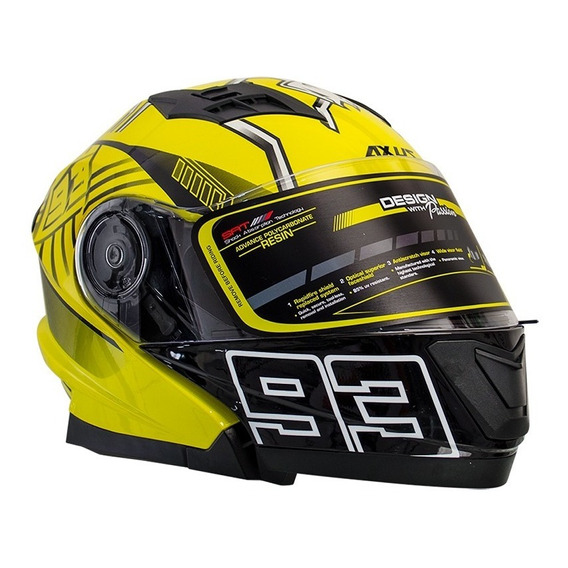 Casco Para Moto Ant 93 Certificacion Dot