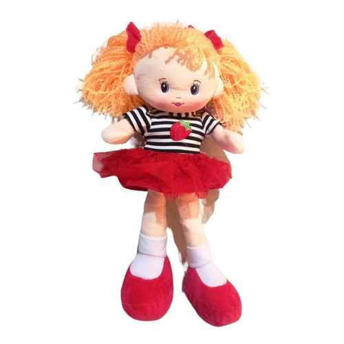 Muñeca Pepona Con Pollera Peluche 