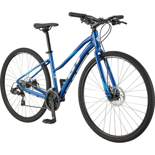 Bicicleta Urbana Gt Transeo Sport R-700 Unisex Color Azul Tamaño Del Cuadro Chica