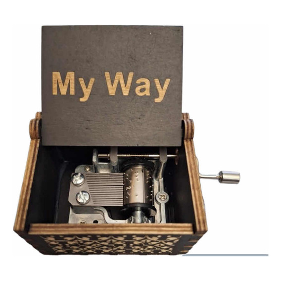 Caja Musical Con Manivela My Way