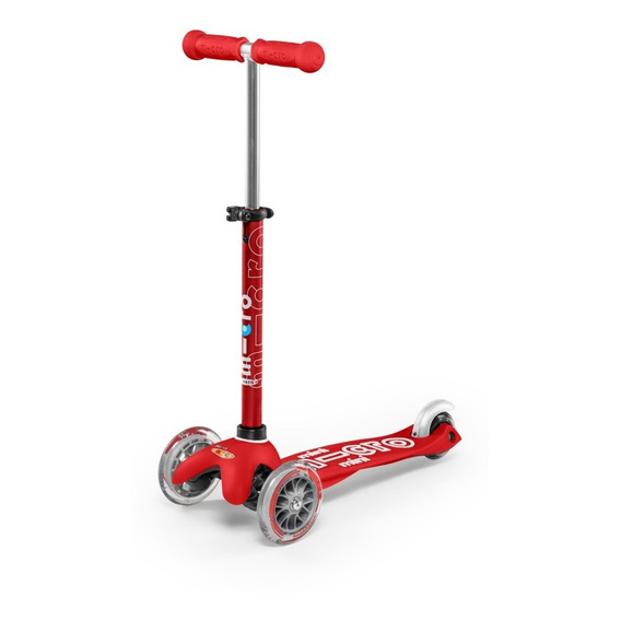 Monopatín de pie Micro Mini Deluxe Micro  rojo para niños