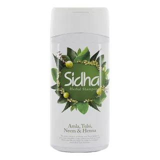 Shampoo Extrato Natural De Henna Indiana, Amla, Tulsi E Neem