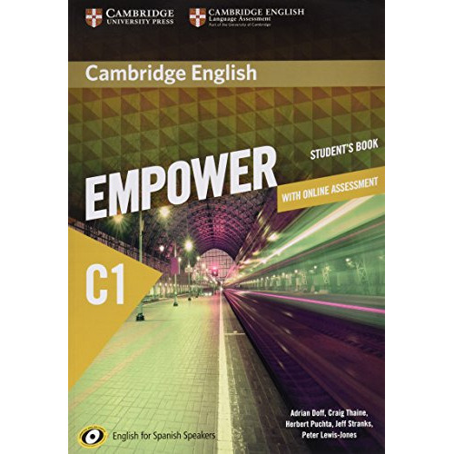 Cambridge English Empower For Spanish Speakers C1 Learning Pack Student's Book With Online Assessme, De Doff Adrian. Editorial Cambridge, Tapa Blanda En Inglés, 9999