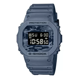 Reloj Hombre Casio Dw-5600ca-2dr G-shock Color De La Correa Gris Color Del Bisel Gris Color Del Fondo Negro