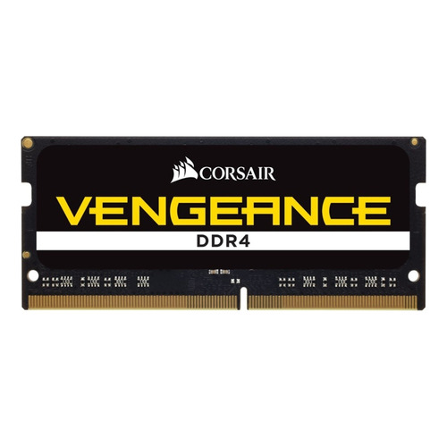 Memoria RAM Vengeance gamer color negro 8GB 1 Corsair CMSX8GX4M1A2400C16