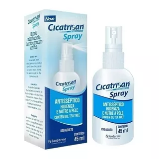 Cicatrisan Spray Antisséptico Nutre A Pele Higieniza 45 Ml Nome Do Desenho 45 Ml