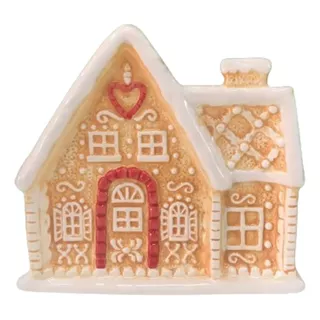 Travessa Natal Casinha Ginger 21x19x2,5cm (9012001)