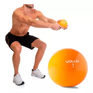 Bola Tonificadora Com 1kg Pilates Yoga Funcional Vollo