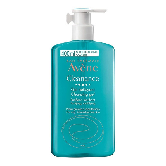 Avène Cleanance Gel Limpiador Purificador Piel Grasa 400ml Momento de aplicación Día/Noche