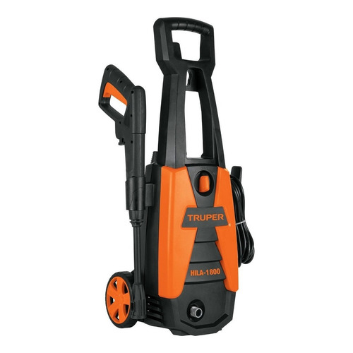 Hidrolavadora eléctrica Truper HILA-1800 naranja/negro de 1500W con 1800psi de presión máxima 127V - 60Hz