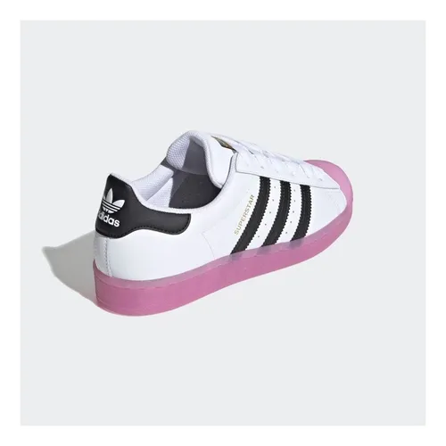 Adidas superstar purple white sale