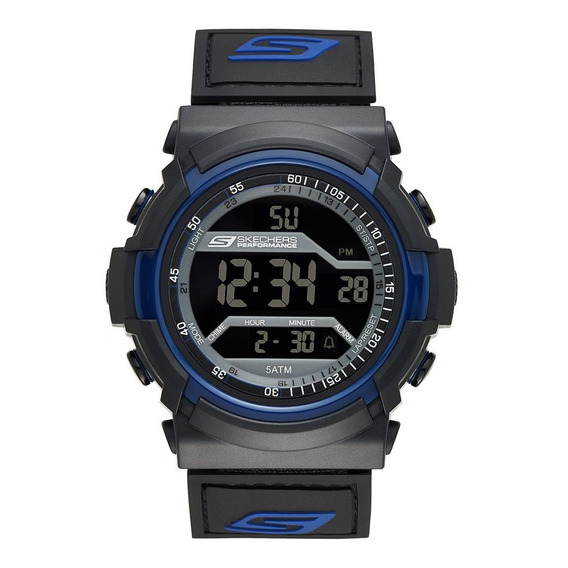 Reloj De Pulsera Skechers Sr1032, Para Hombre, Con Correa De Nylon Color Negro