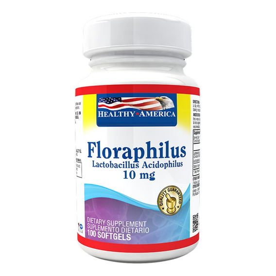 Probióticos Floraphillus 10 Mg 100 Softgels Healthy America