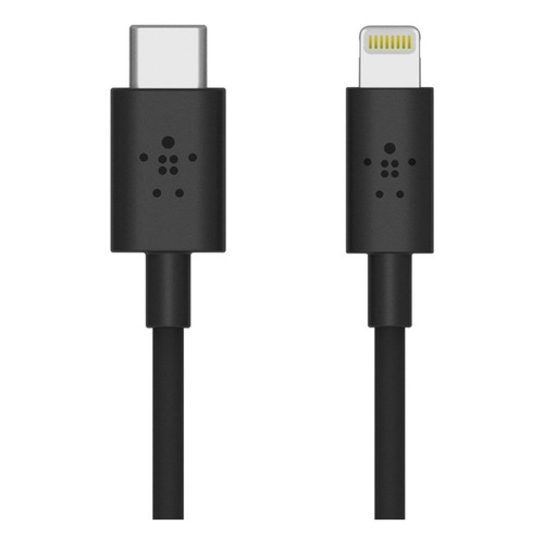 Cable Usb-c A Lightning Belkin 1,20 Mts Negro